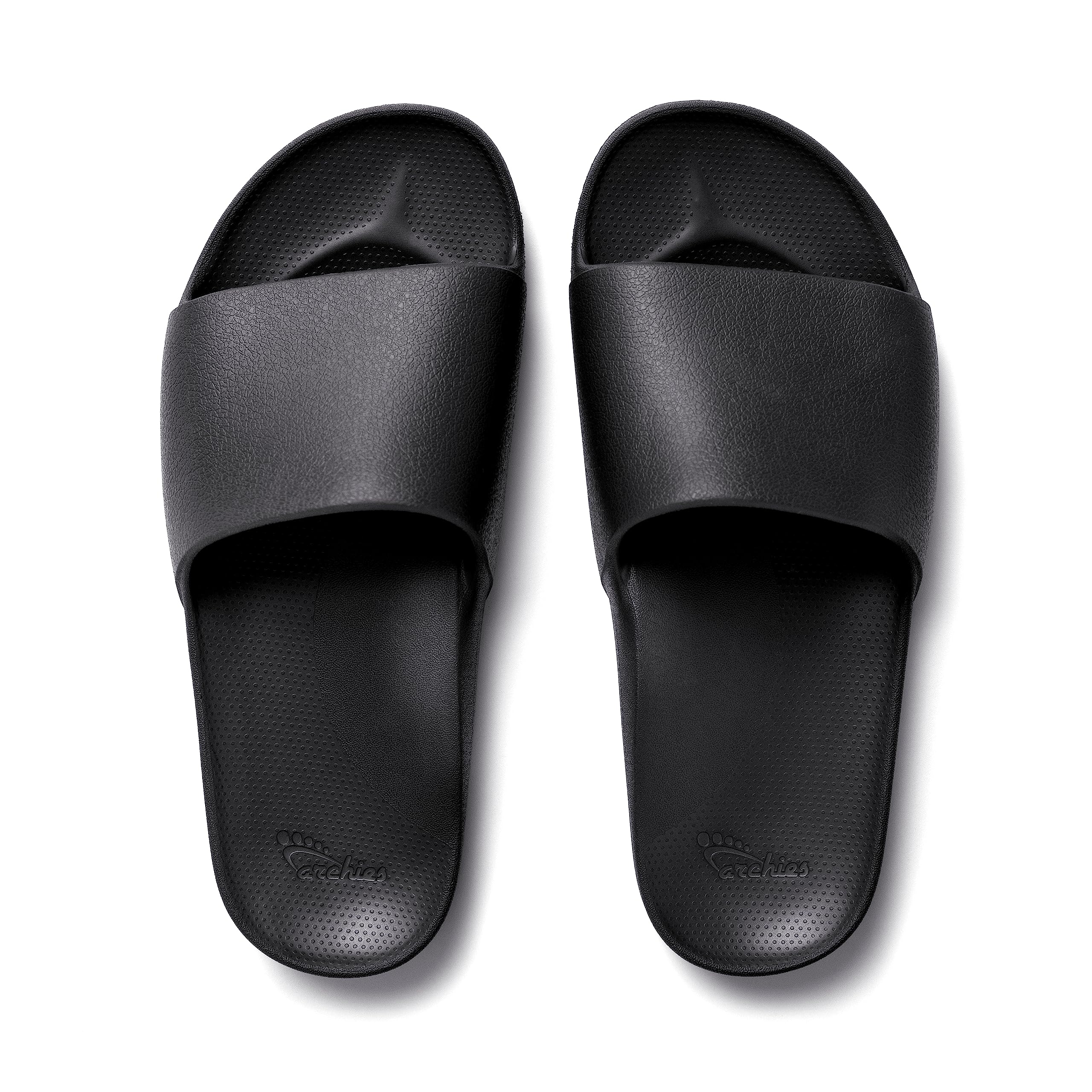 Archies Arch Support Slides - Sandalias de recuperación ortopédicas para aliviar la f