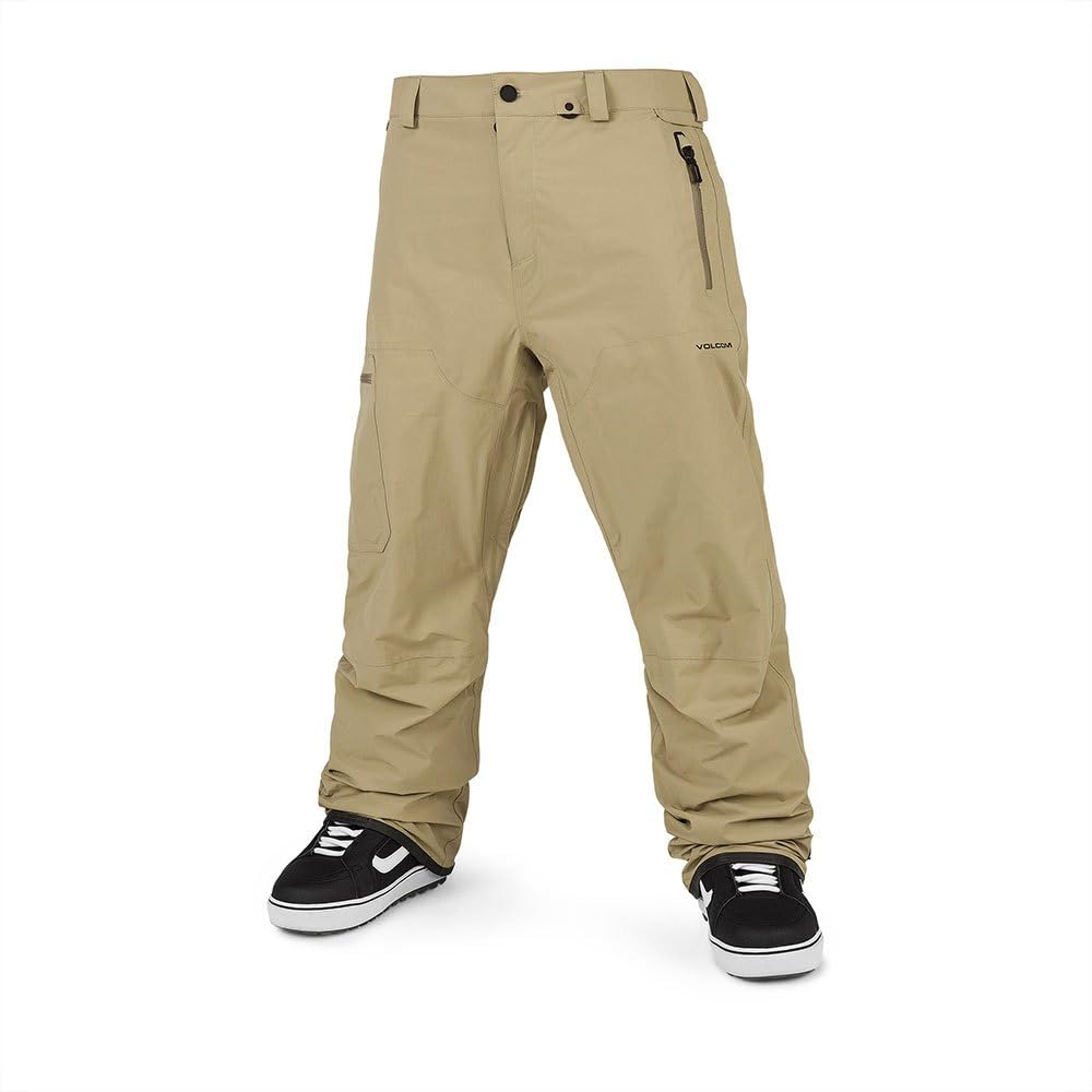 Pantalones Volcom L Gore-TEX(R) Caqui oscuro SM (cintura de 28-31")