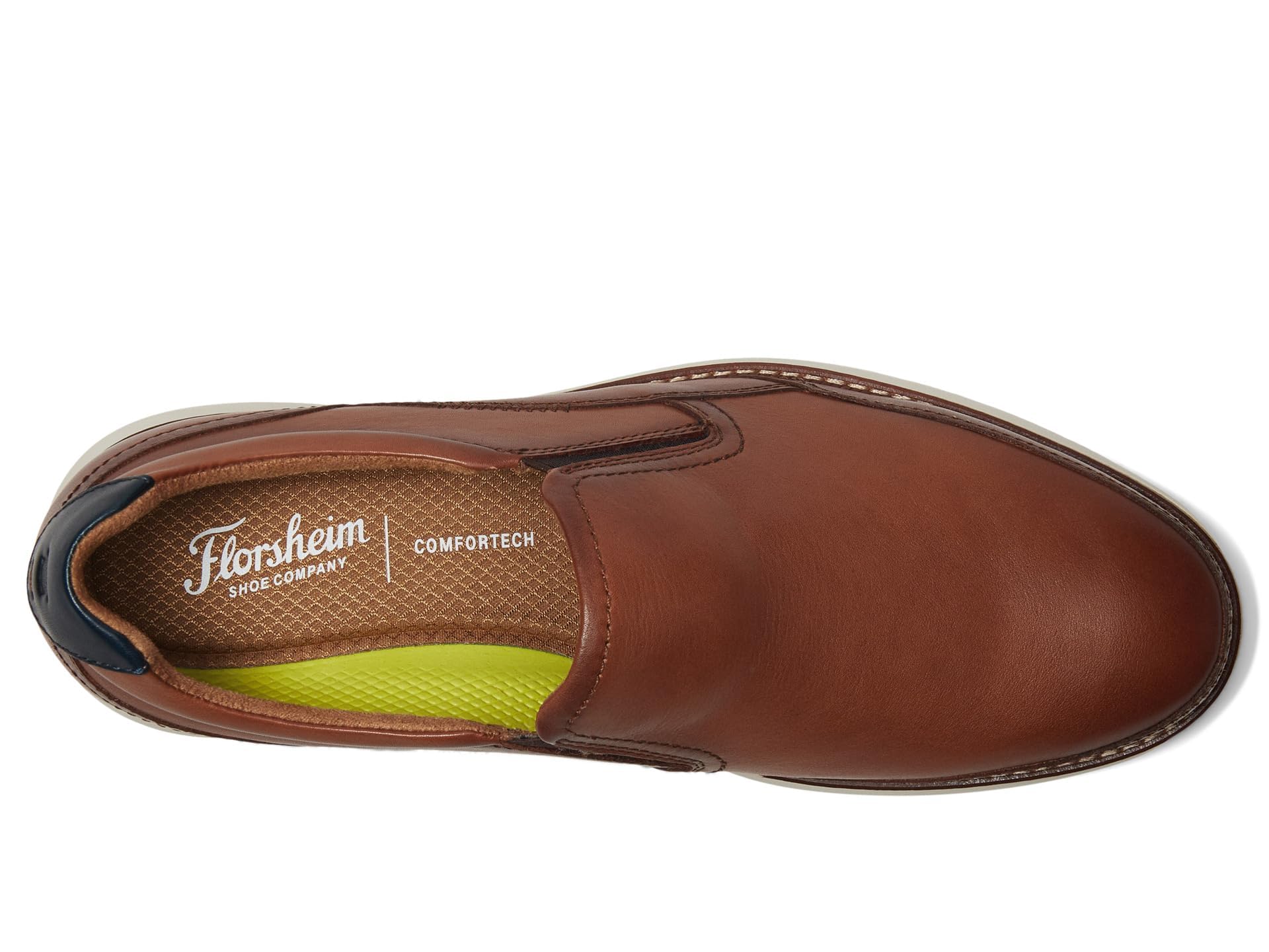 Florsheim Launch Moc Toe Slip-On para hombre, Cognac Multi, 8.5 Medium