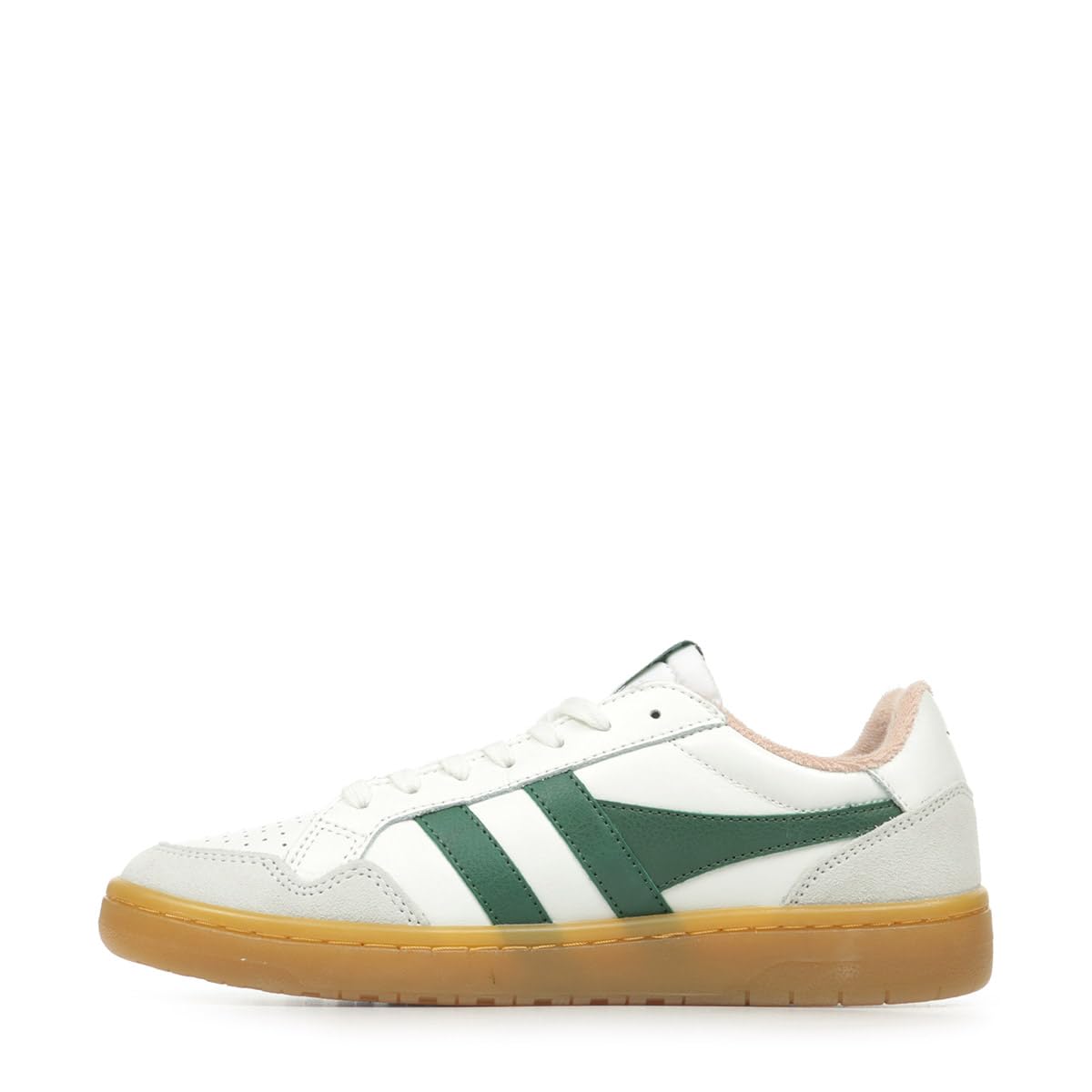 Gola, Mujer, Eagle '86, Blanco/Evergreen/Rosa/Goma, 7,5, Mediano