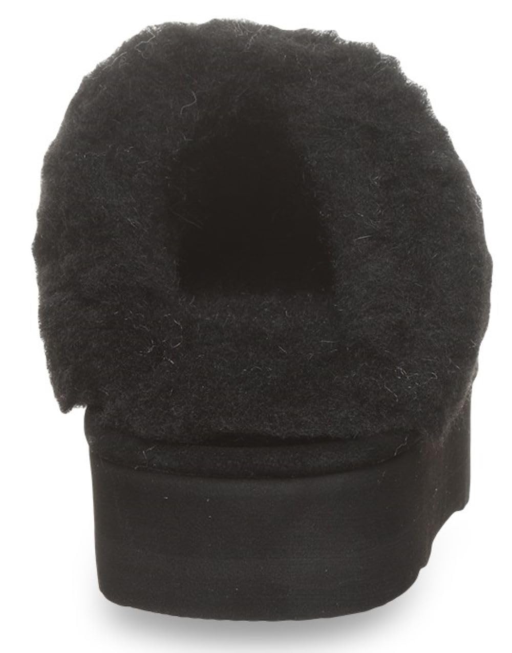 BEARPAW Retro Loki Negro/Negro Talla 9 | Zapatillas suaves y ligeras para interiores 