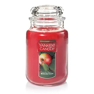 Yankee Candle Vela perfumada en tarro de 22 onzas, grande, Macintosh