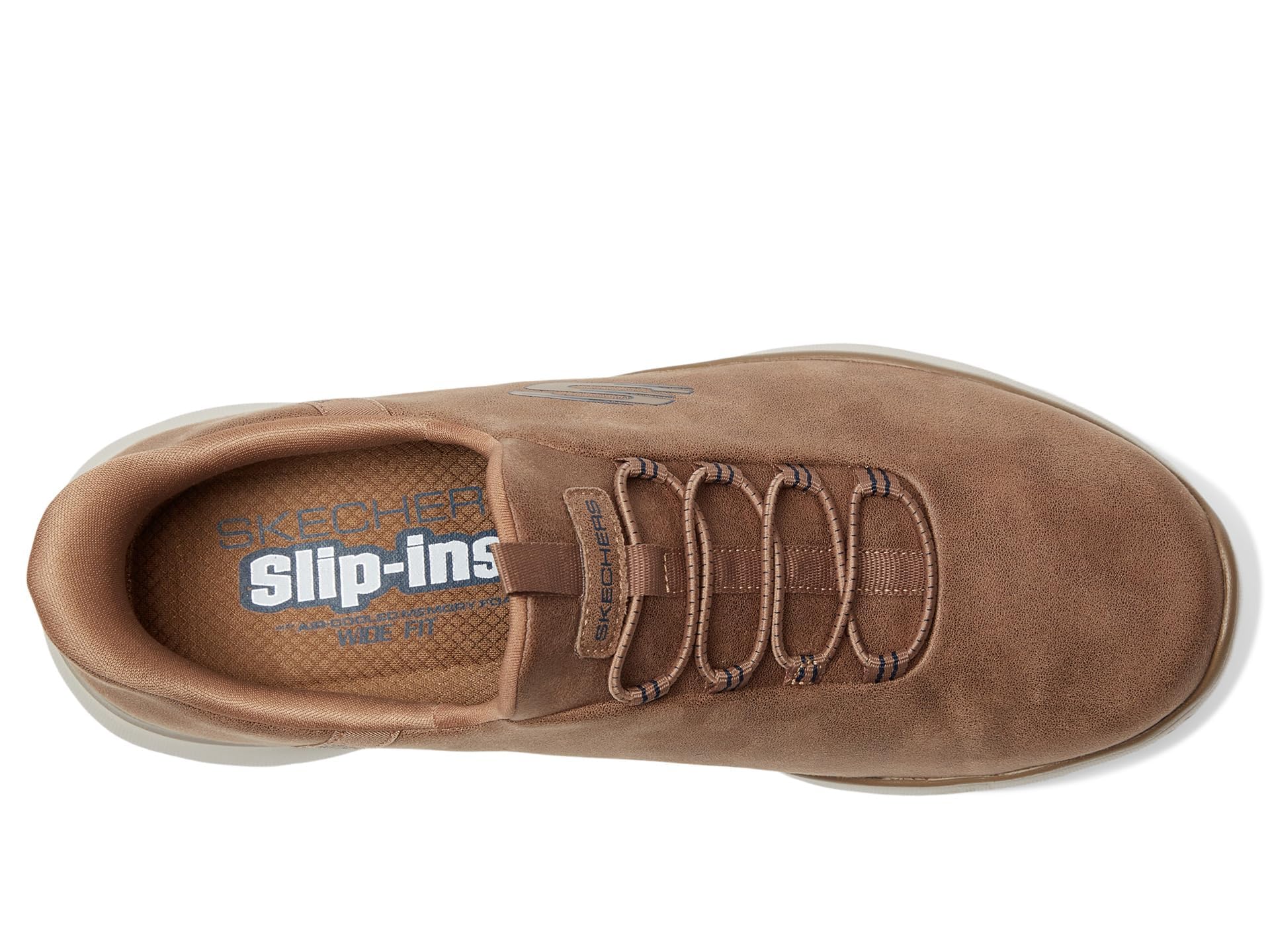 Skechers Summits Korlo - Zapatillas sin cordones para hombre, color whisky, 10 de anc