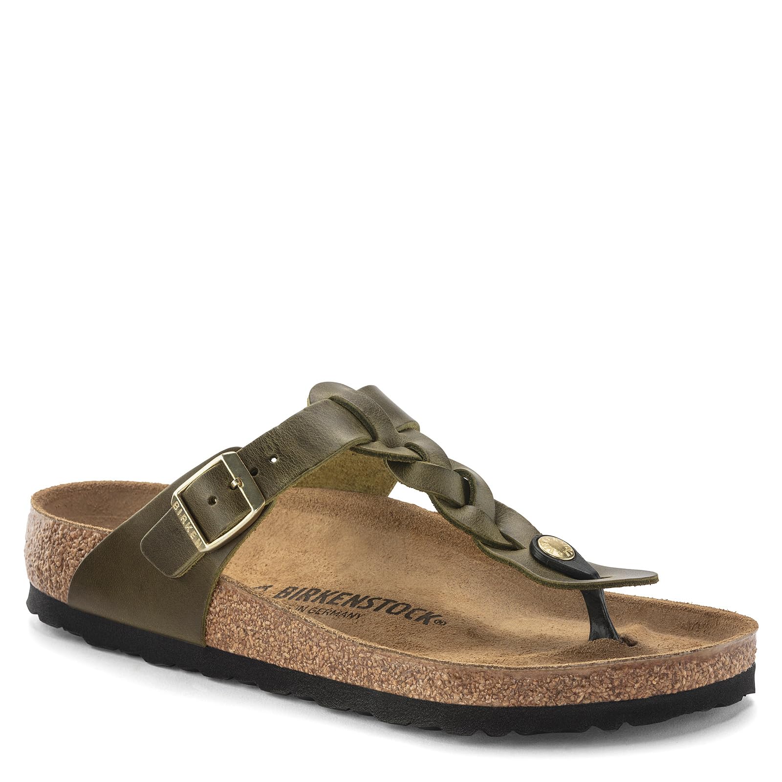 Birkenstock Sandalia trenzada Gizeh para mujer, ancho normal