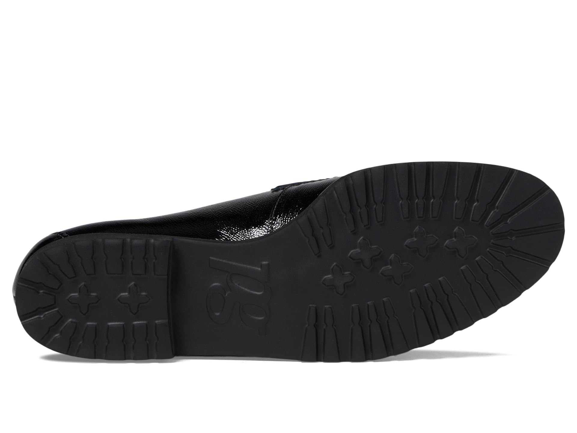 Paul Green Mujeres Wheaton Flat Negro Patente Arrugada 8 Mediano