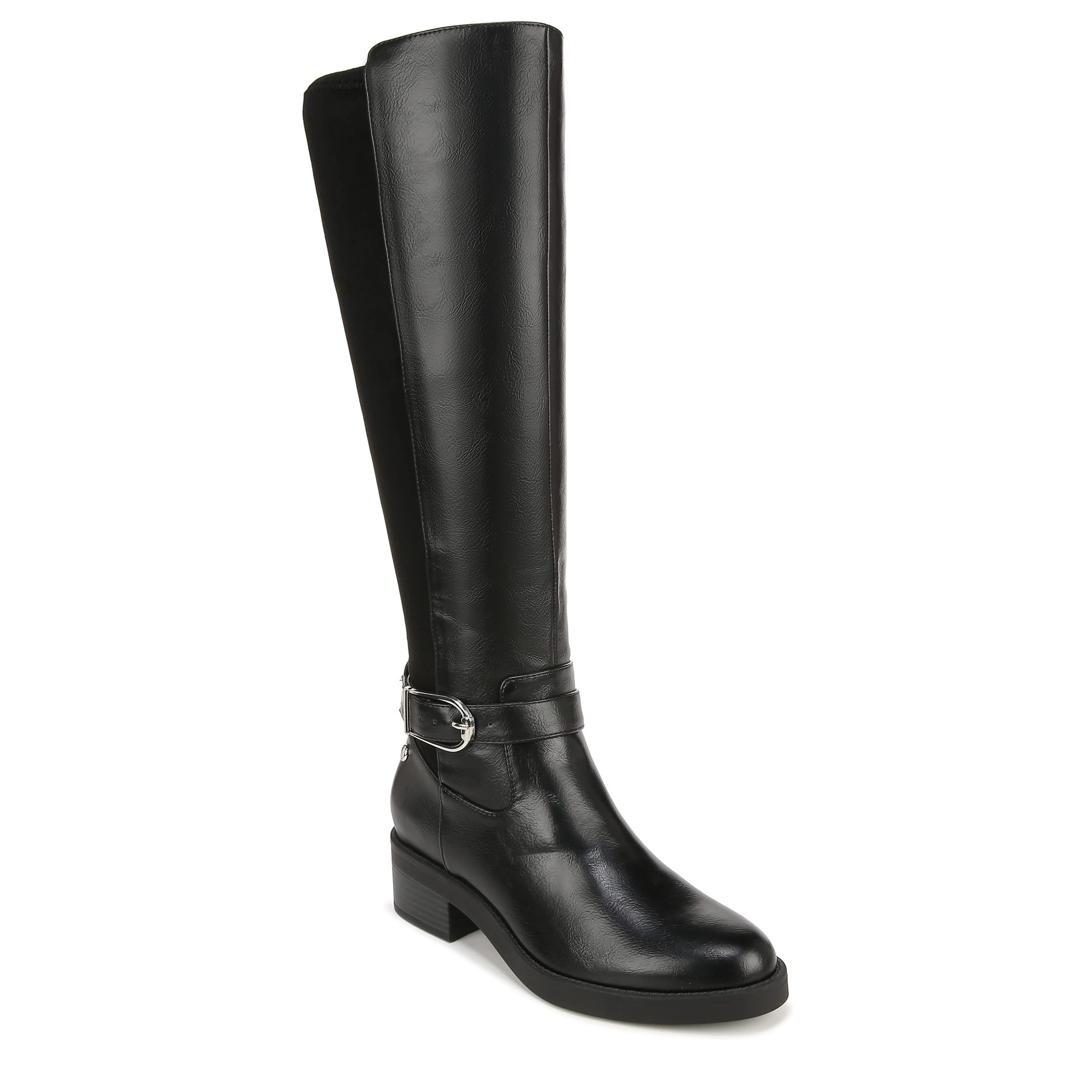 LifeStride Botas de montar altas Brooks para mujer, color negro, 8,5 W