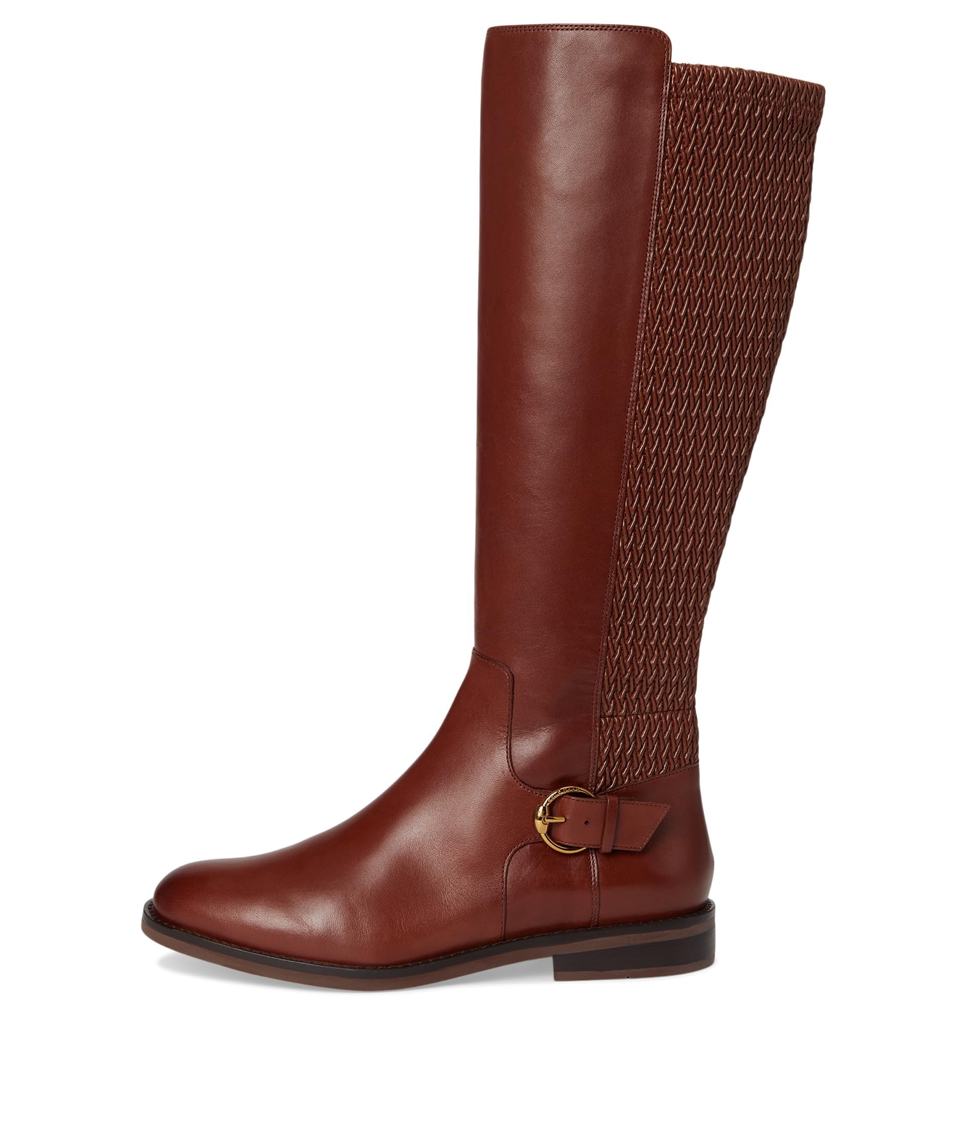 Cole Haan Clover Stretch Bota alta para mujer, Dark Cuoio Lightr, 9-B US