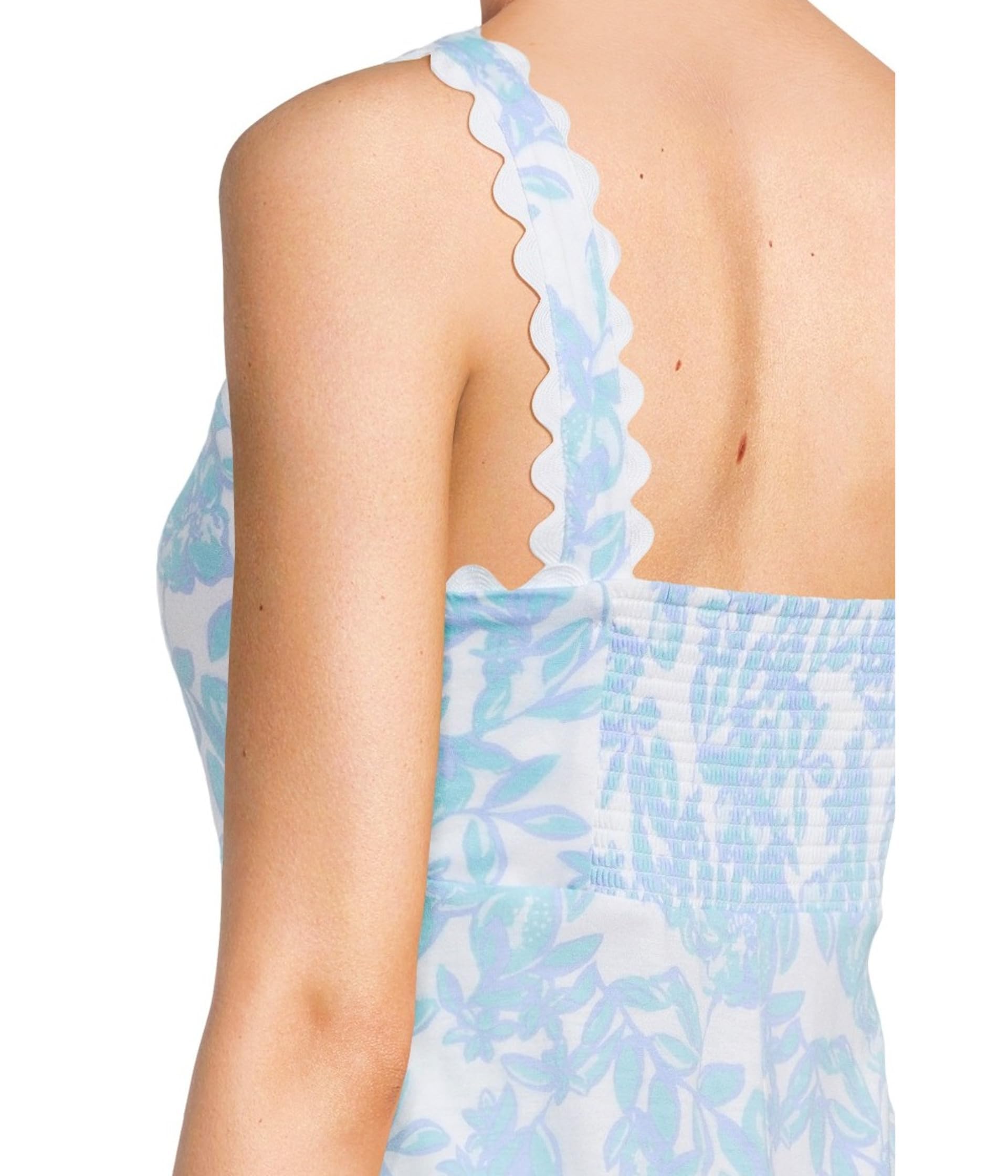 Lilly Pulitzer Vestido midi Dwyer para mujer, azul jacaranda Simply The Zest, pequeño