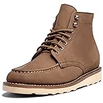 Thursday Boot Company Diplomat Moc Toe Botas de cuero para hombre, Pebble, 9.5