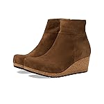 Birkenstock Ebba - Botín con cuña para mujer, color té oscuro, 10-10,5 estrecho