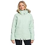 Roxy Chaqueta aislante Meade WarmFlight para mujer, pequeña, verde cameo (GEF0)