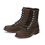 Justin Mckean Bota vaquera Roper con cordones de 7" para mujer, cuero duradero, estil