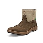Twisted X Bota UltraLite X de 6" para hombre, punta cuadrada ancha con UltraLite X, s