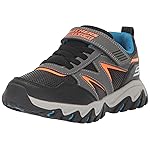 Skechers Kids Rugged Ranger, Zapatillas para niños, Carbón/Naranja, 13 niños pequeños