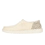 HEYDUDE Wendy Funk Coastal Woven Egret/Multi Talla 12, Zapatos de mujer, Mocasines si
