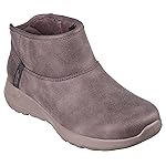 Skechers On-The-Go Joy - Botas sin cordones para mujer, color gris pardo oscuro, 11