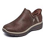 Skechers Easy Going-Modern Hour-Hands Free Slip-Ins, Botines para Mujer, Chocolate, 9