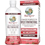 Multimineral líquido nocturno de MaryRuth | Sin melatonina | Rutina a la hora de dorm