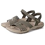 Skechers REGGAE SLIM - COFFEE RUN, Sandalia con tira trasera ajustable y elástica par