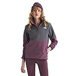 The North Face Chaqueta Glacier Heavyweight con media cremallera para mujer, XS, malv