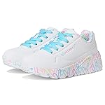 Skechers Uno Lite - Lovely Luv 314976L para mujer (niño pequeño/niño grande) Blanco/R