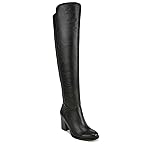 Naturalizer mujeres Kyrie repelente al agua sobre la rodilla botas de cuero negro 8 W