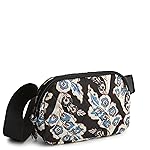 Vera Bradley Performance Twill Woodward - Riñonera pequeña para mujer, Calyx + Quill 