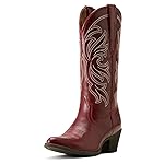 ARIAT Heritage J Toe Stretchfit Bota vaquera para mujer, Sangría, 6.5
