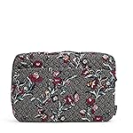 Vera Bradley Organizador para portátil de algodón para mujer, Perennials Noir Dot, ta