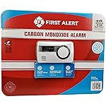 First Alert Alarma de monóxido de carbono Alarma de larga duración de 10 años con tem