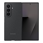 Funda oficial para teléfono Samsung Galaxy Z Fold7 Carbon Shield, elegante, resistent