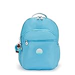 Mochila para portátil Kipling Seoul extra grande metálica de 17" Sea Blue Met