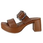 NAOT Footwear Celeb Sandalia de piel color caramelo para mujer - 8 M US