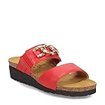 NAOT Footwear Victoria Slide Sandalia Kiss Red Lthr 10-10.5 N US
