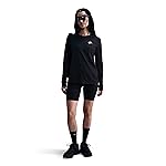 Nike Sportswear Club Camiseta de Manga Larga para Mujer, Negro/Blanco, Small