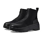 Hunter Botas de plataforma plana con cremallera al tobillo Explorer para mujer, color