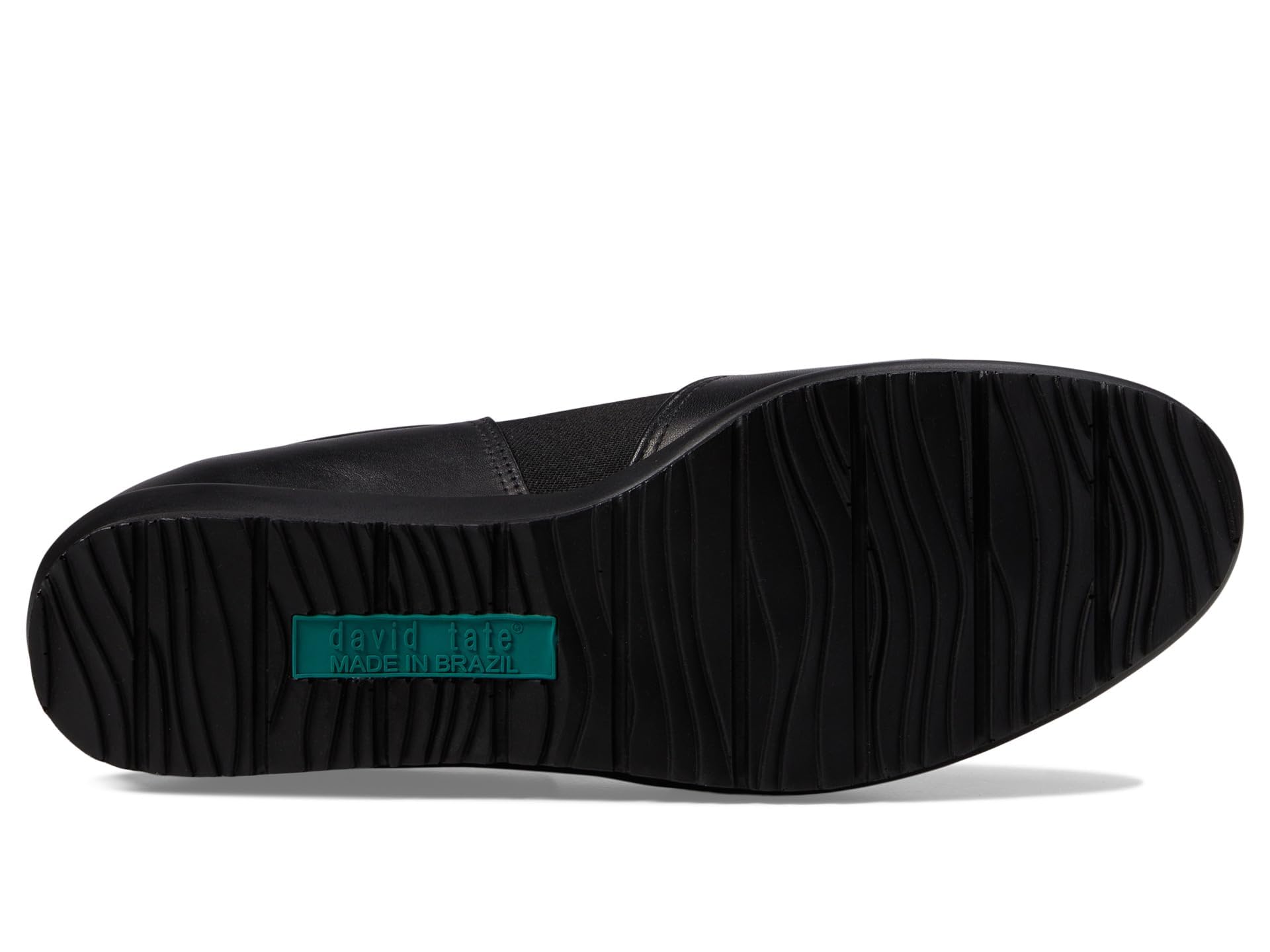 David Tate Dynasty - Piel de becerro negra para mujer, 10 mediano