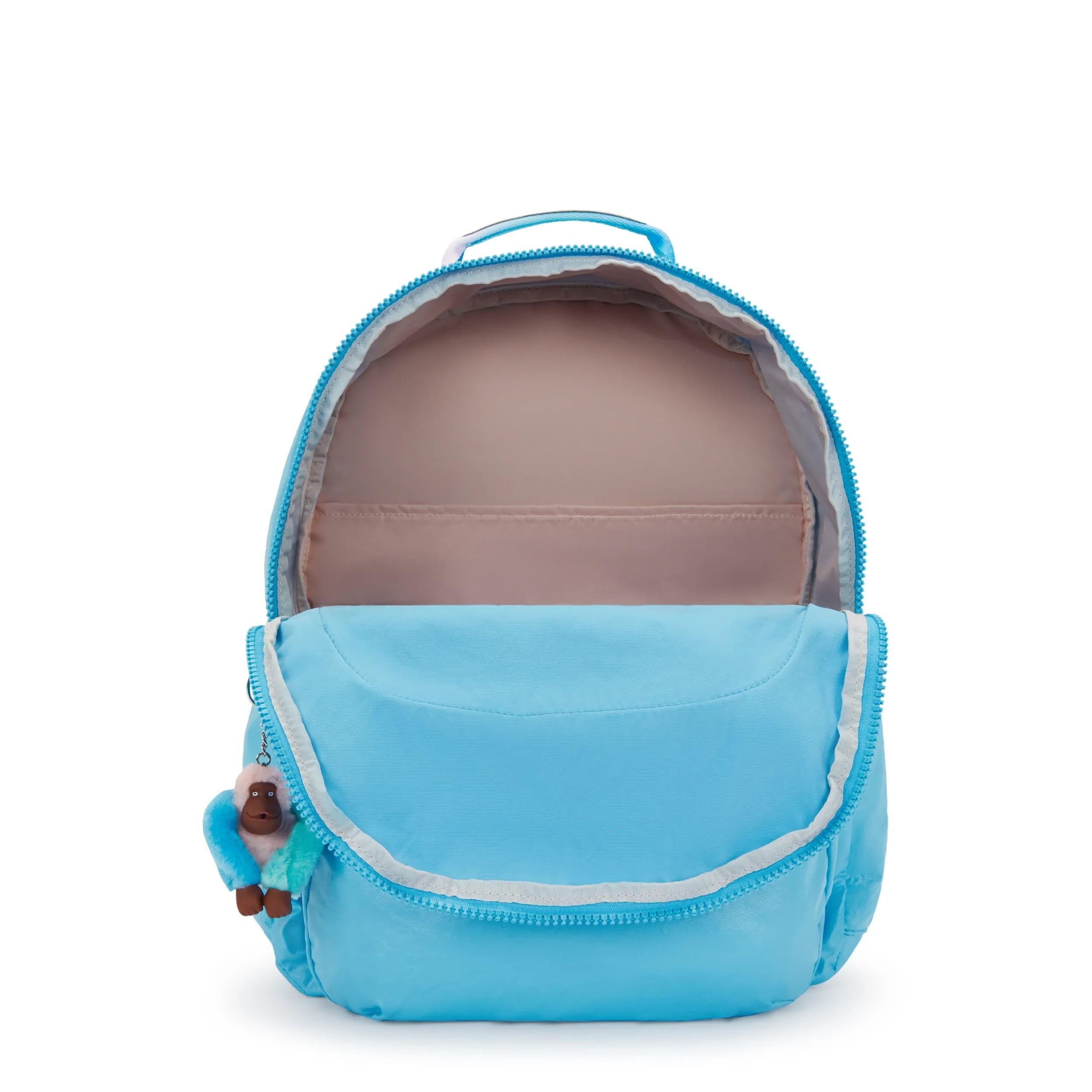 Mochila para portátil Kipling Seoul extra grande metálica de 17" Sea Blue Met