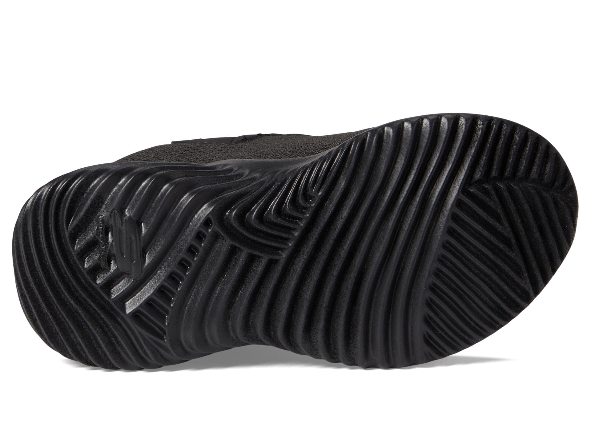 Skechers Bounder Dripper Drop Zapatillas impermeables para niño, negro/negro, 11 niño