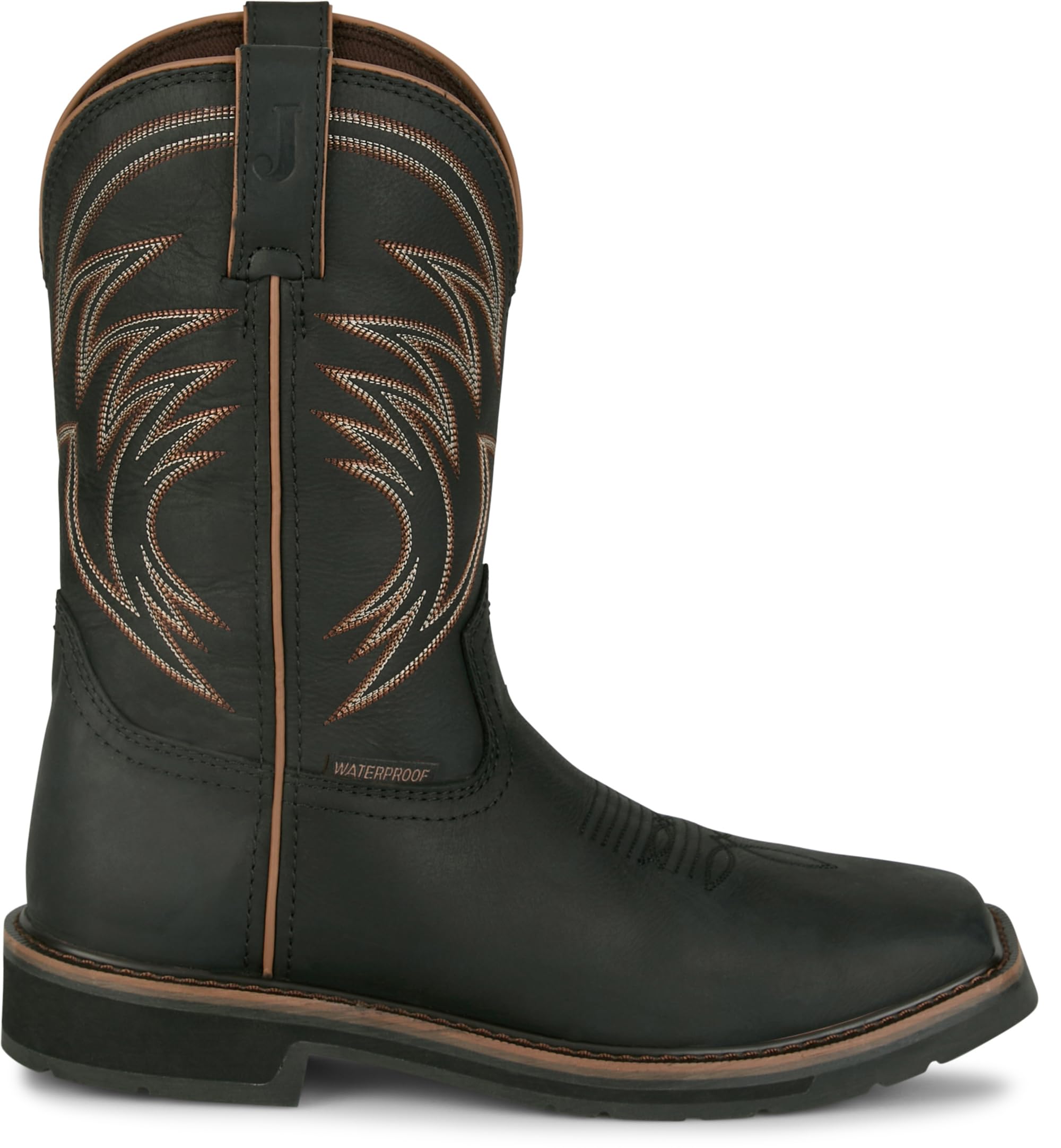 Justin Widowmaker Botas de trabajo impermeables de 11" para hombre - Colección Stampe