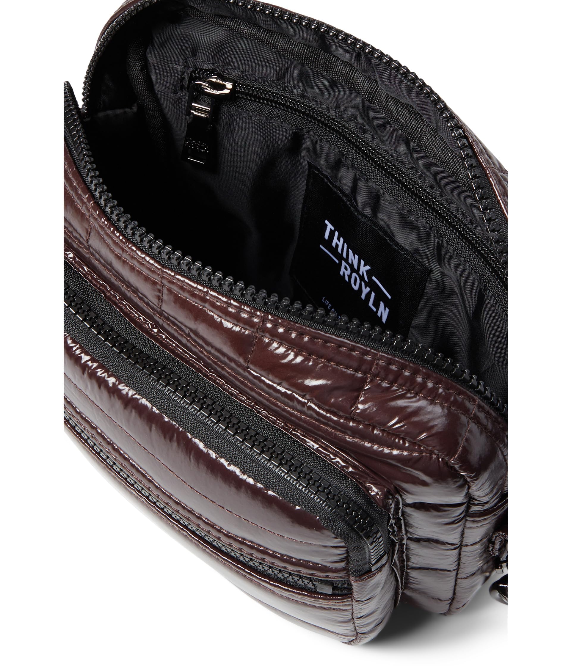 Think Royln Capture Bag Chocolate brillante Talla única
