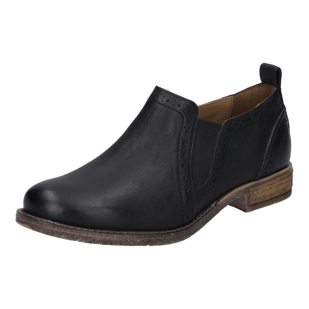 Josef Seibel Sienna 43 Zapato mocasín para mujer, negro, EU 40 (US 9-9.5) mediano