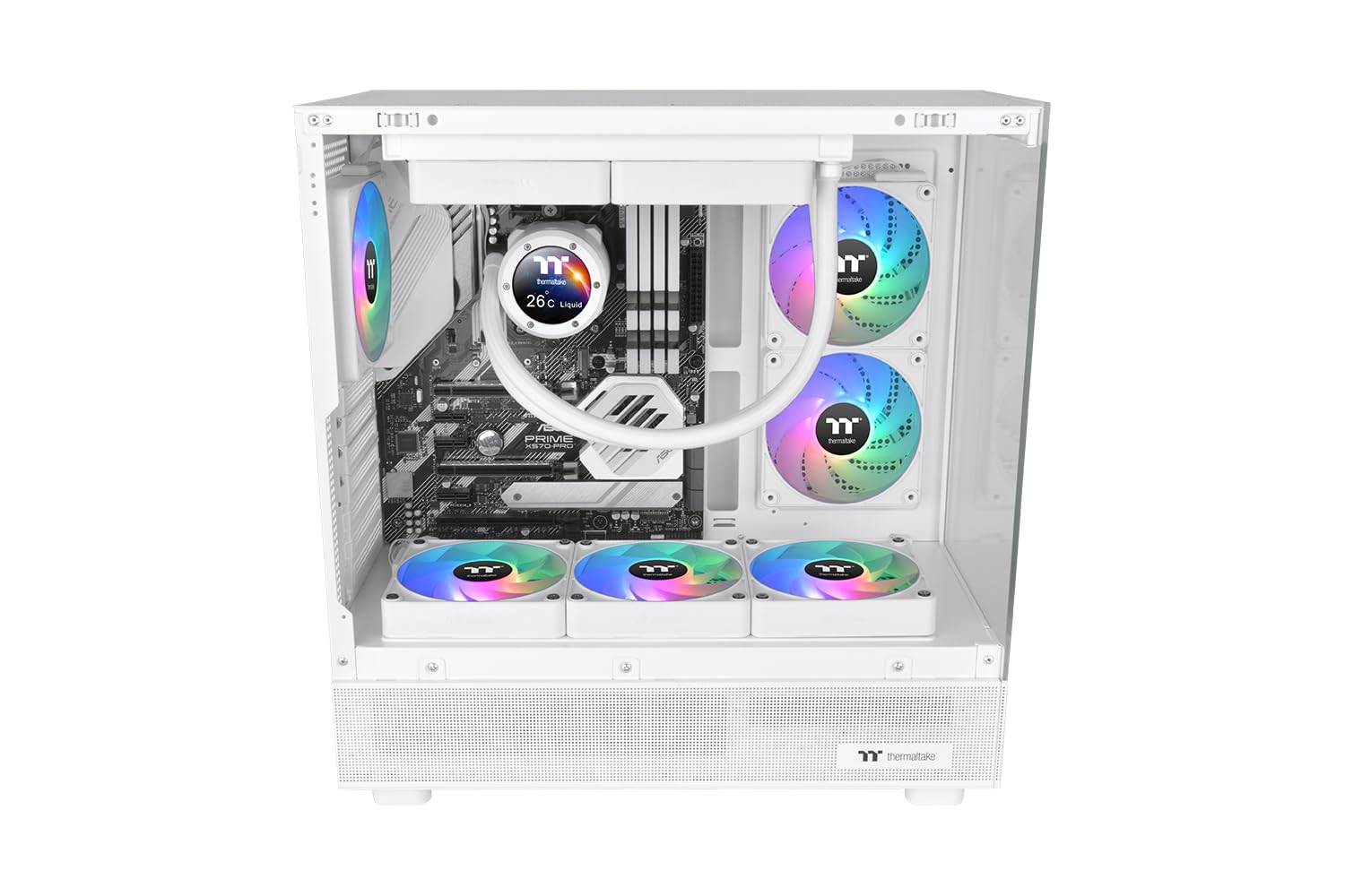 Thermaltake CT120 EX ARGB inverso | Nieve | Paquete de 3