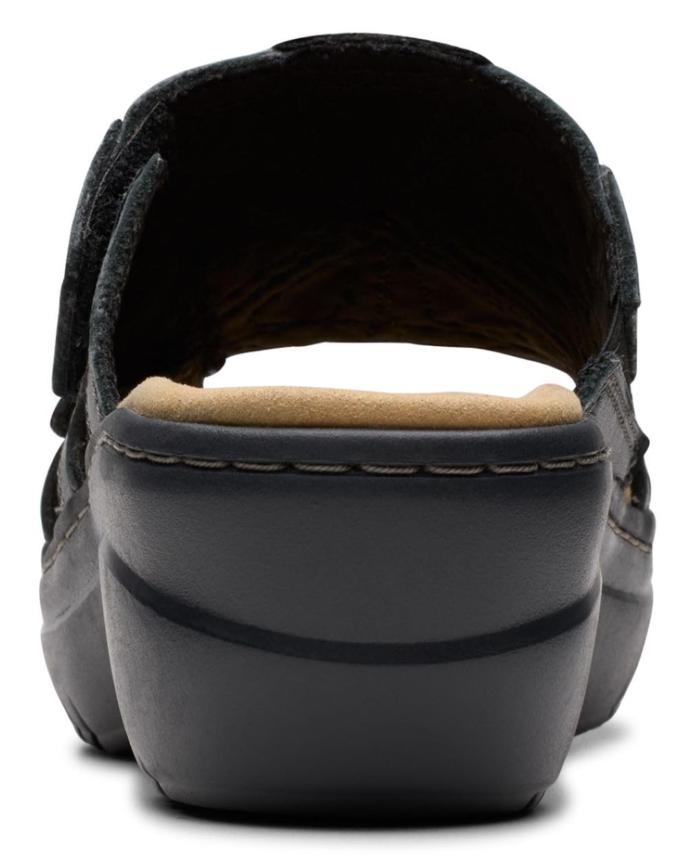 Clarks Mujer Merliah 2 Belle Negro Combi Cuero 5.5 Mediano