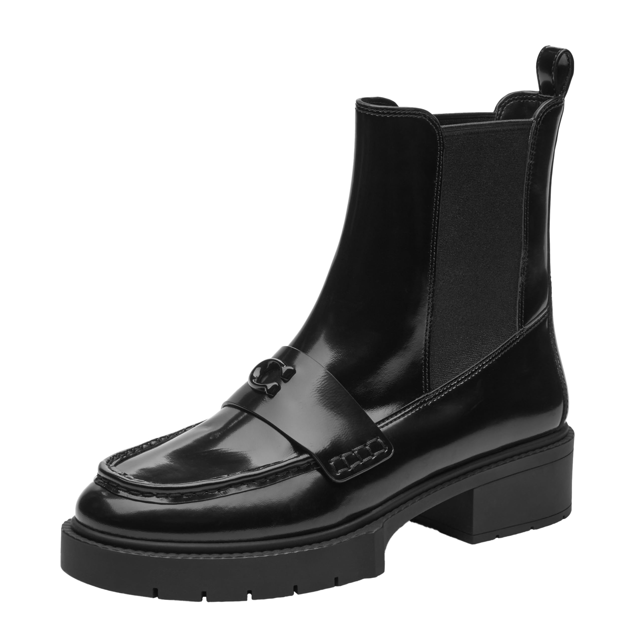 CX024 BLK 8 B Louisa LTHR Botín Negro 8 B