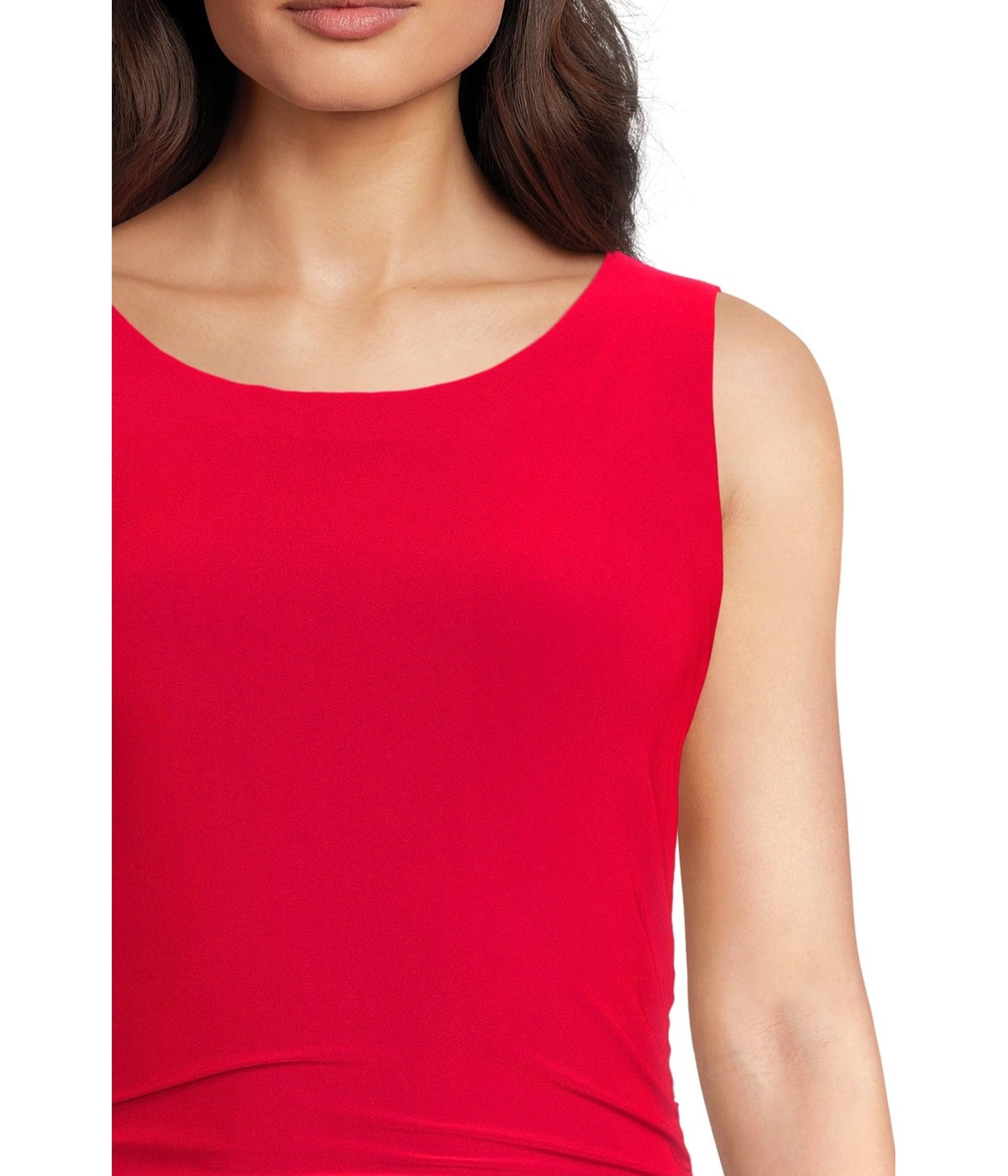 Minivestido Pickleball sin mangas, Tiger RED, S