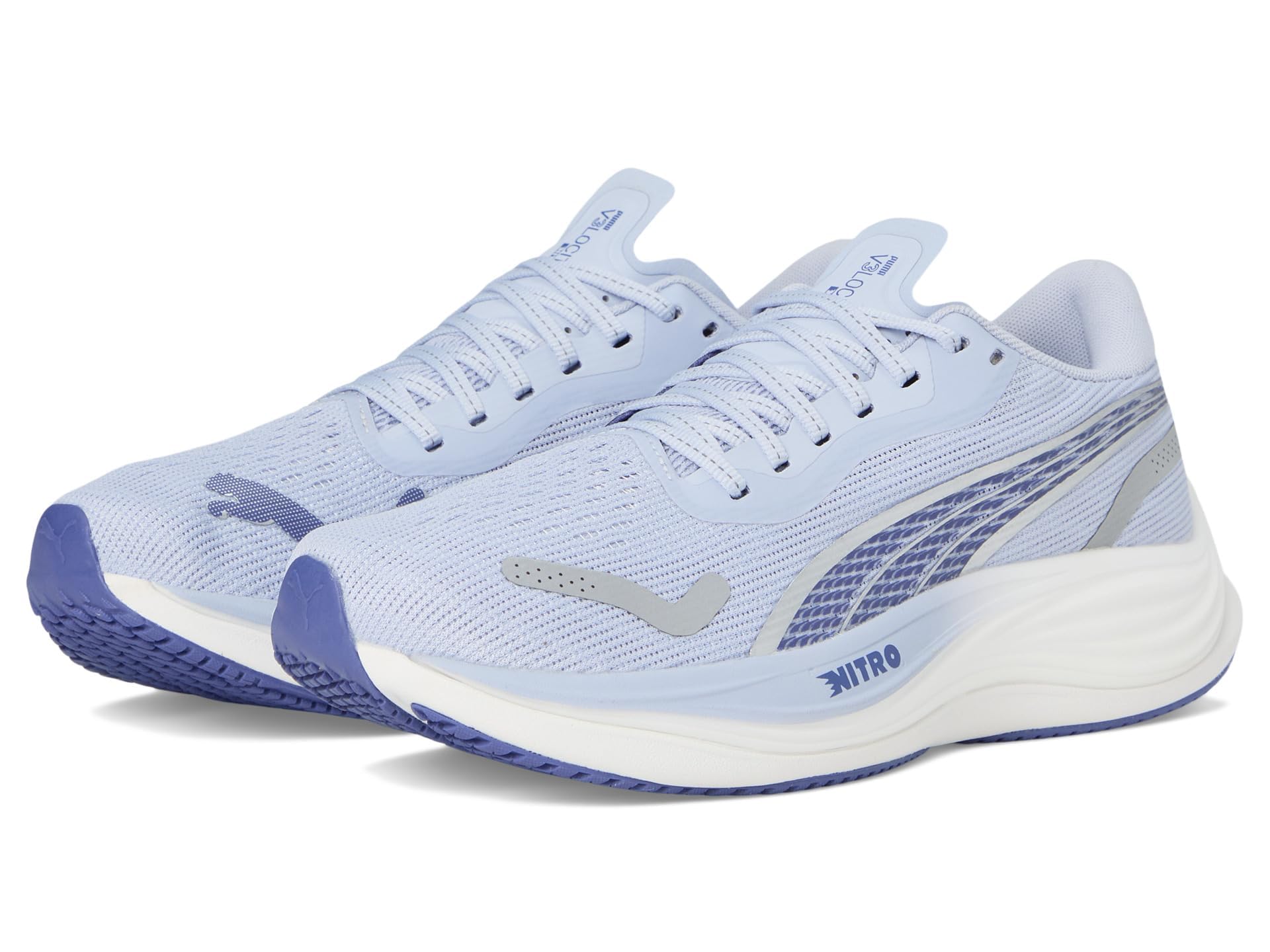 Puma Mujeres Velocity Nitro 3 Zapatos para correr Clima frío/Cristal azul 9 Medio