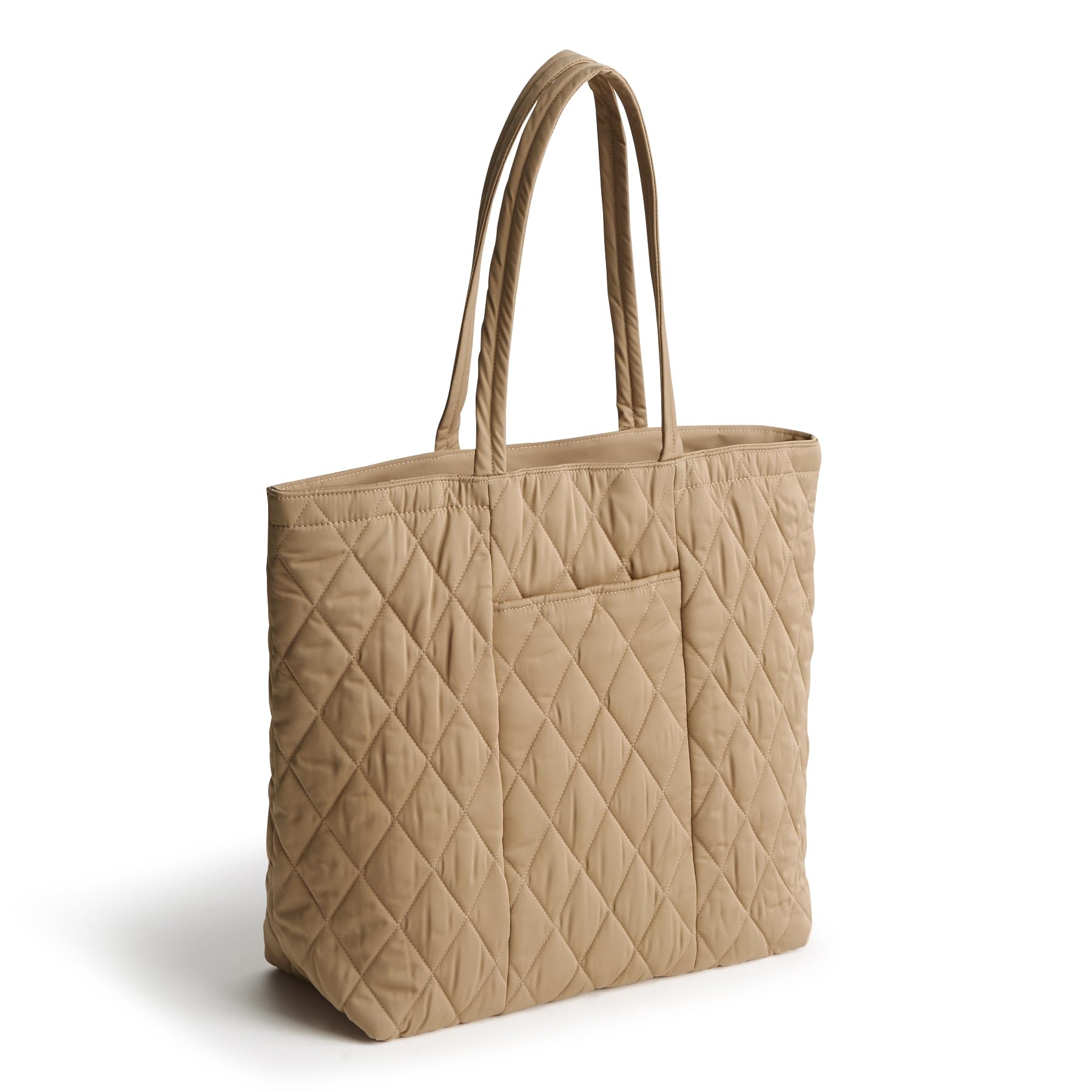 Vera Bradley Bolso tote original de sarga Performance para mujer, ojo de tigre, talla