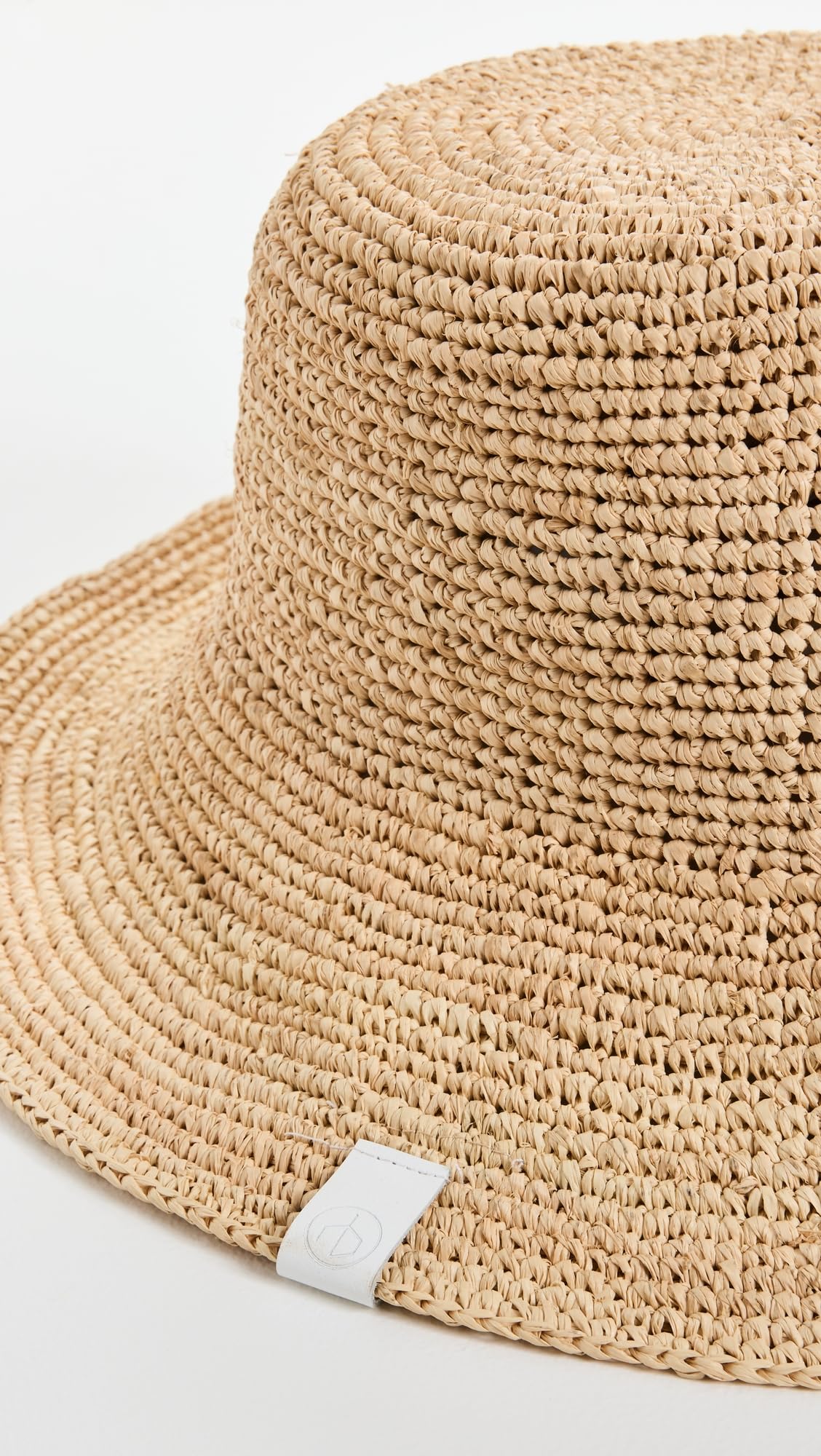 Rag & Bone Sombrero de Paja Enrollable Jade para Mujer, Natural, S-M