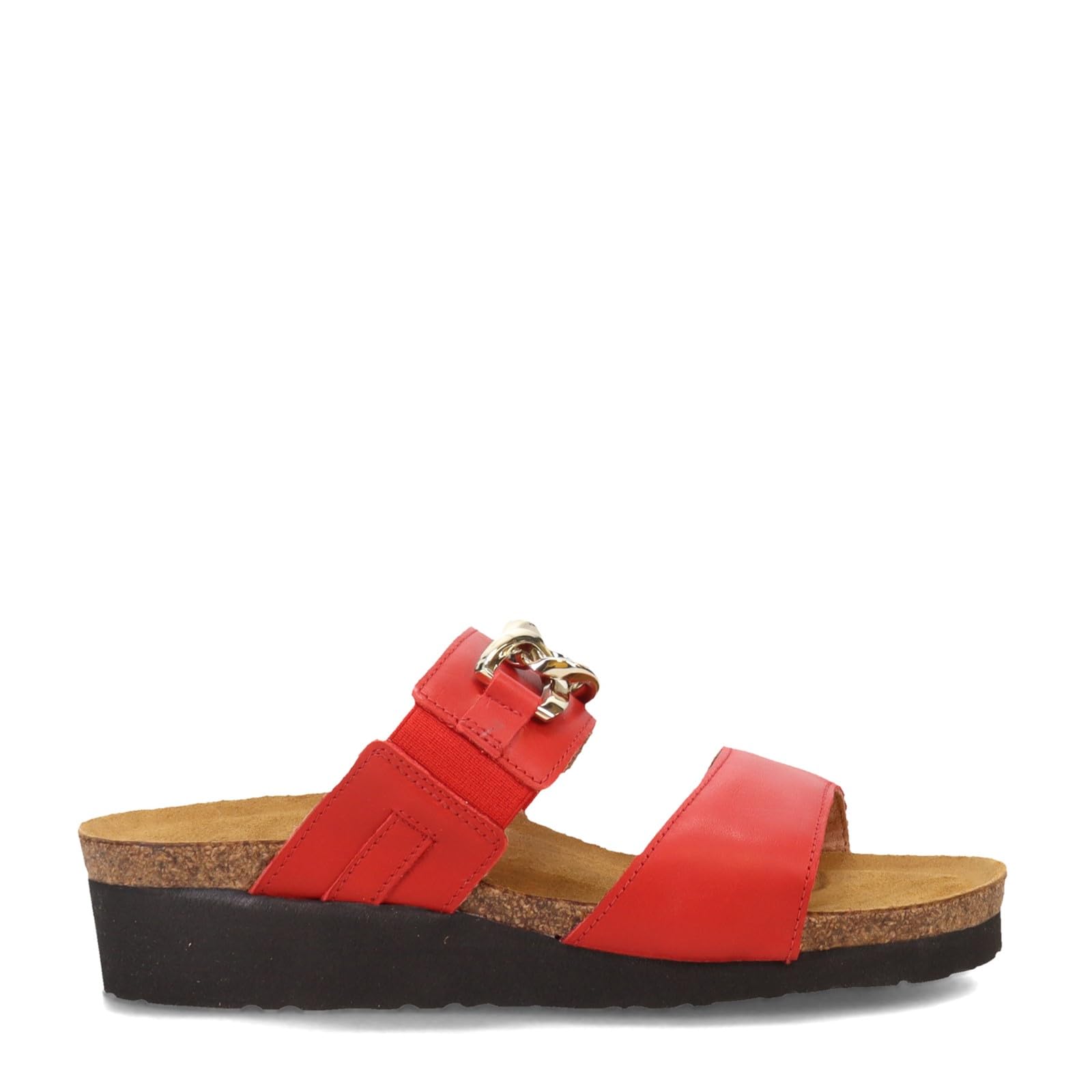 NAOT Footwear Victoria Slide Sandalia Kiss Red Lthr 10-10.5 N US